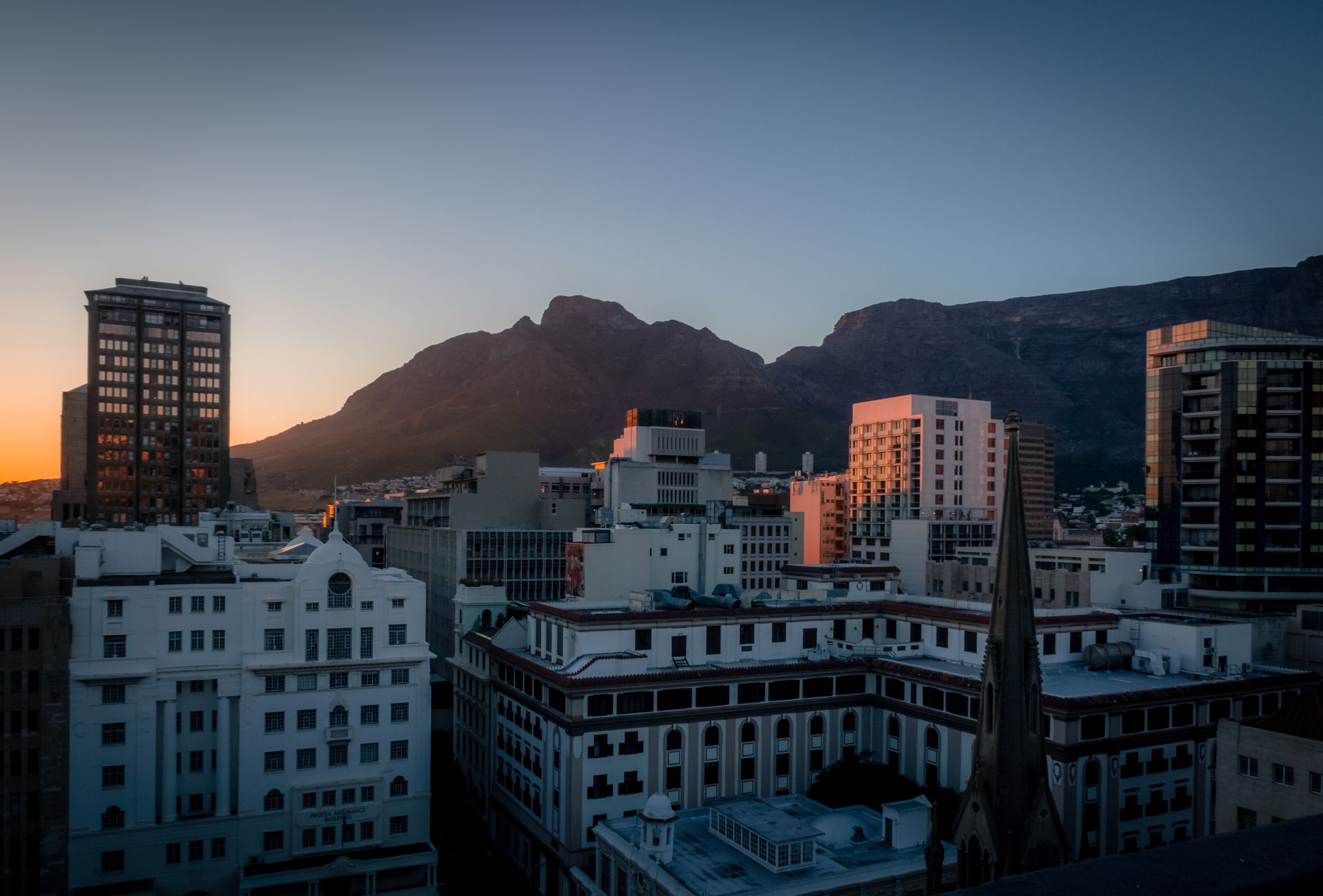 Cape Town business district view